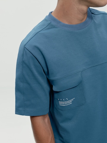 Born Functioneel shirt 'Tirreno' in Blauw