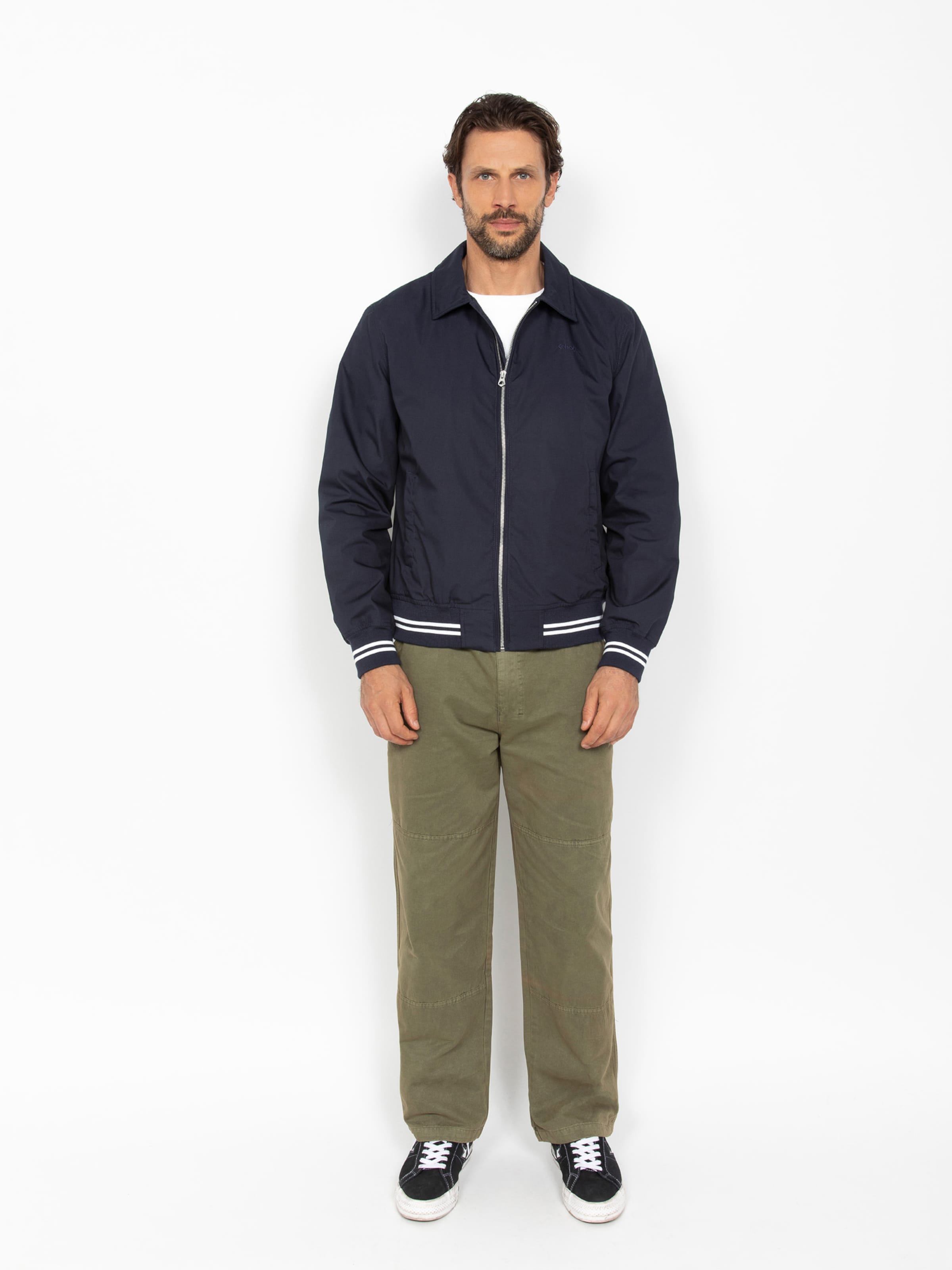 Manteau mi-saison Schott NYC en bleu