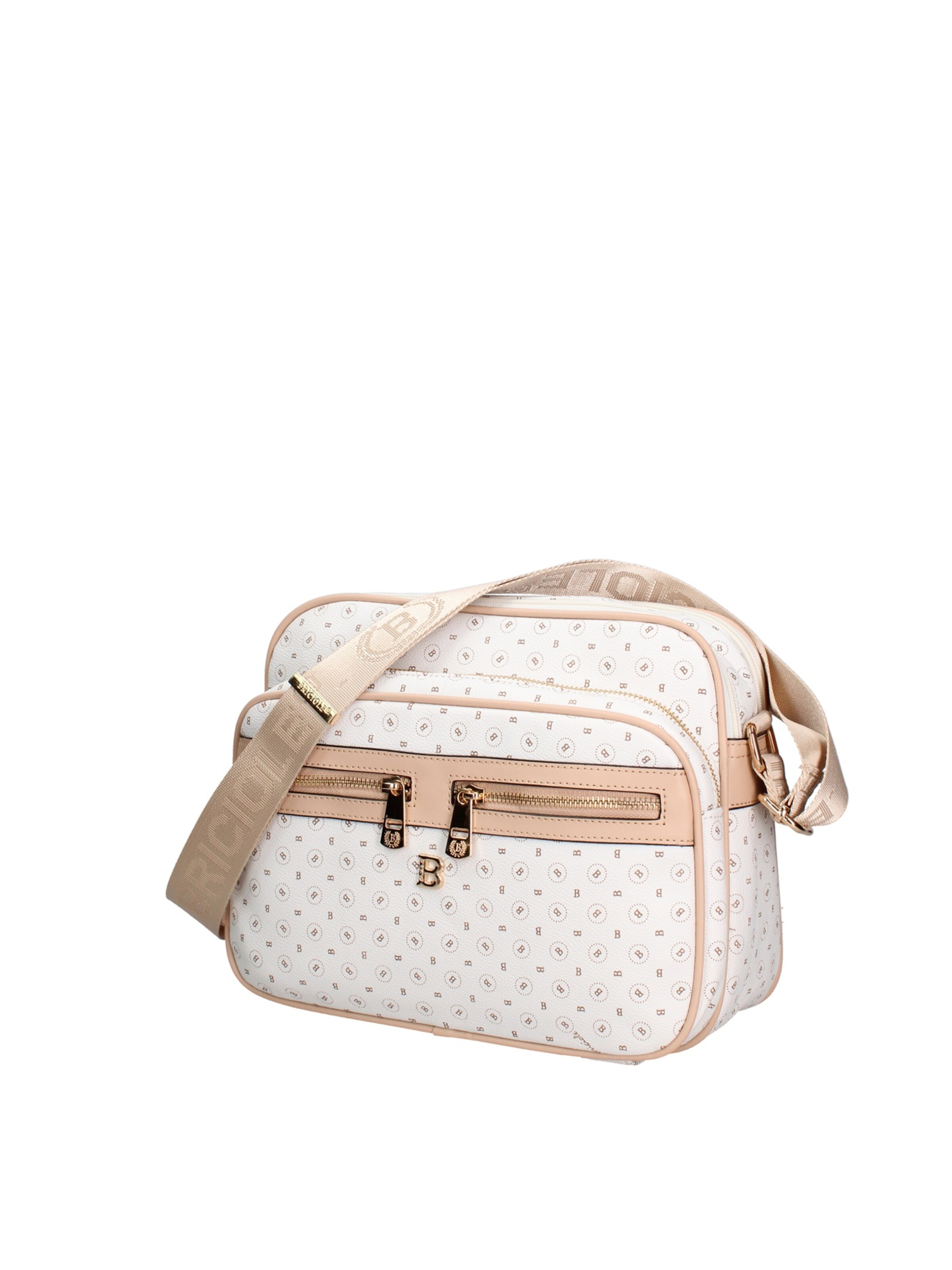 Sac bandoulière Briciole en blanc : devant