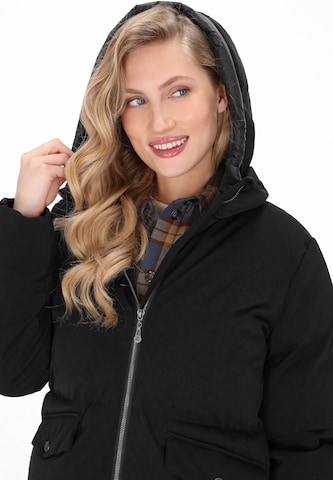 DreiMaster Vintage Wintermantel in Zwart