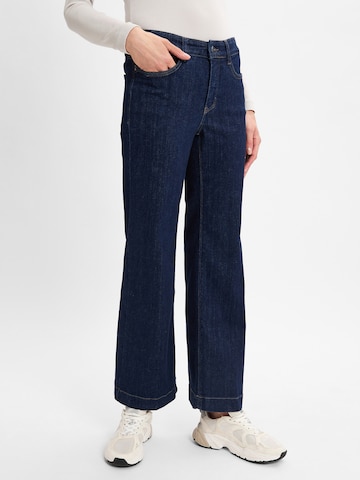 Wide Leg Jean 'Dream' MAC en bleu : devant