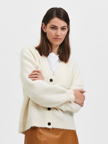 SELECTED FEMME Cardigan i beige