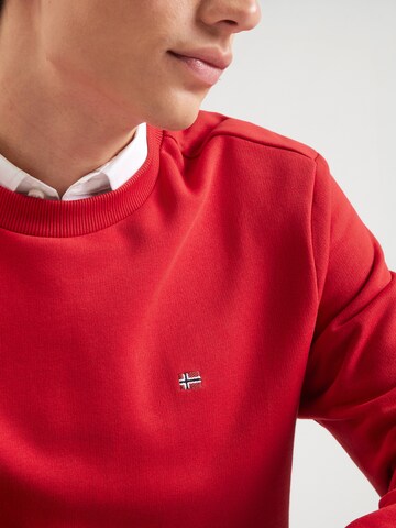 NAPAPIJRI Sweatshirt 'BALIS' in Red