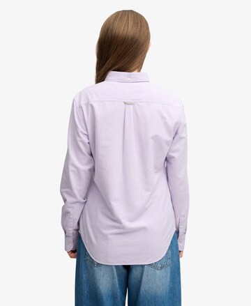 Superdry & Co Blouse 'Oxford' in Lila