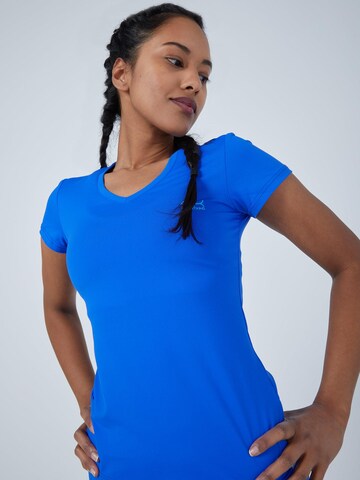 SPORTKIND Functioneel shirt 'V-Neck' in Blauw