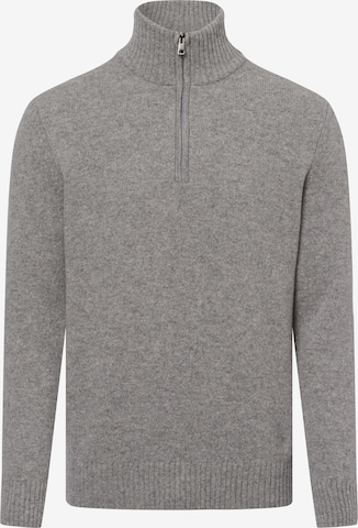 Pull-over Nils Sundström en gris : devant