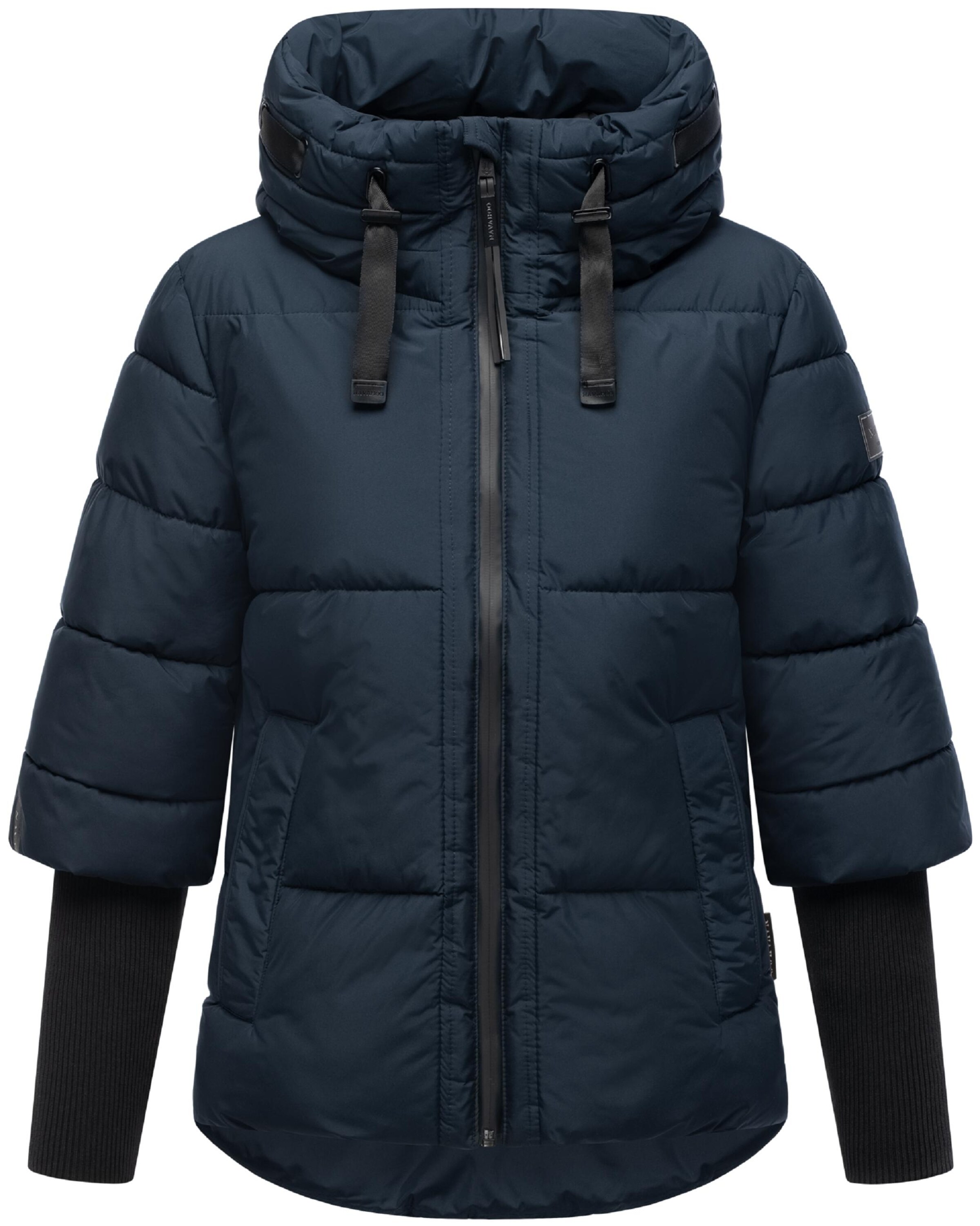NAVAHOO Winter jacket 'Lotusherz XIV' in Blue