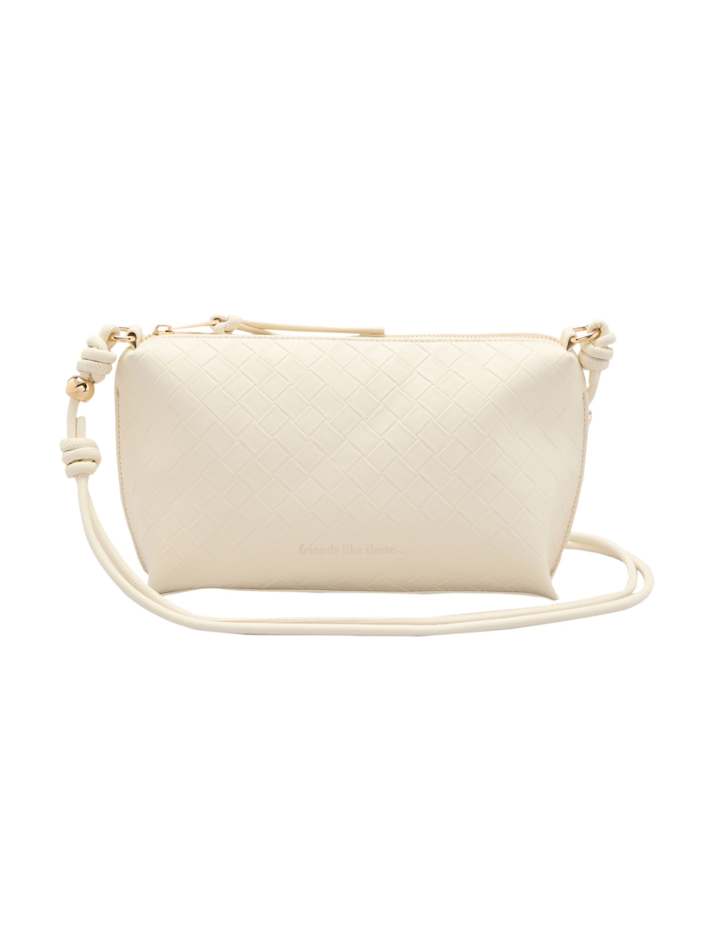 Sac à bandoulière Friends Like These en beige : devant