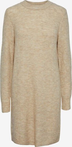 PIECES Strikkjole 'ELLEN' i beige: forside