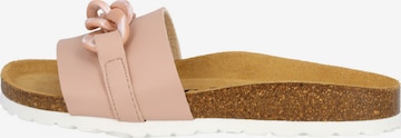 Palado Pantolette 'Gozo' in Pink: Vorderseite