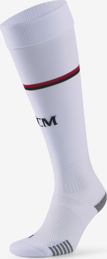 PUMA Sportsocken in grau / rot / schwarz / weiß, Produktansicht