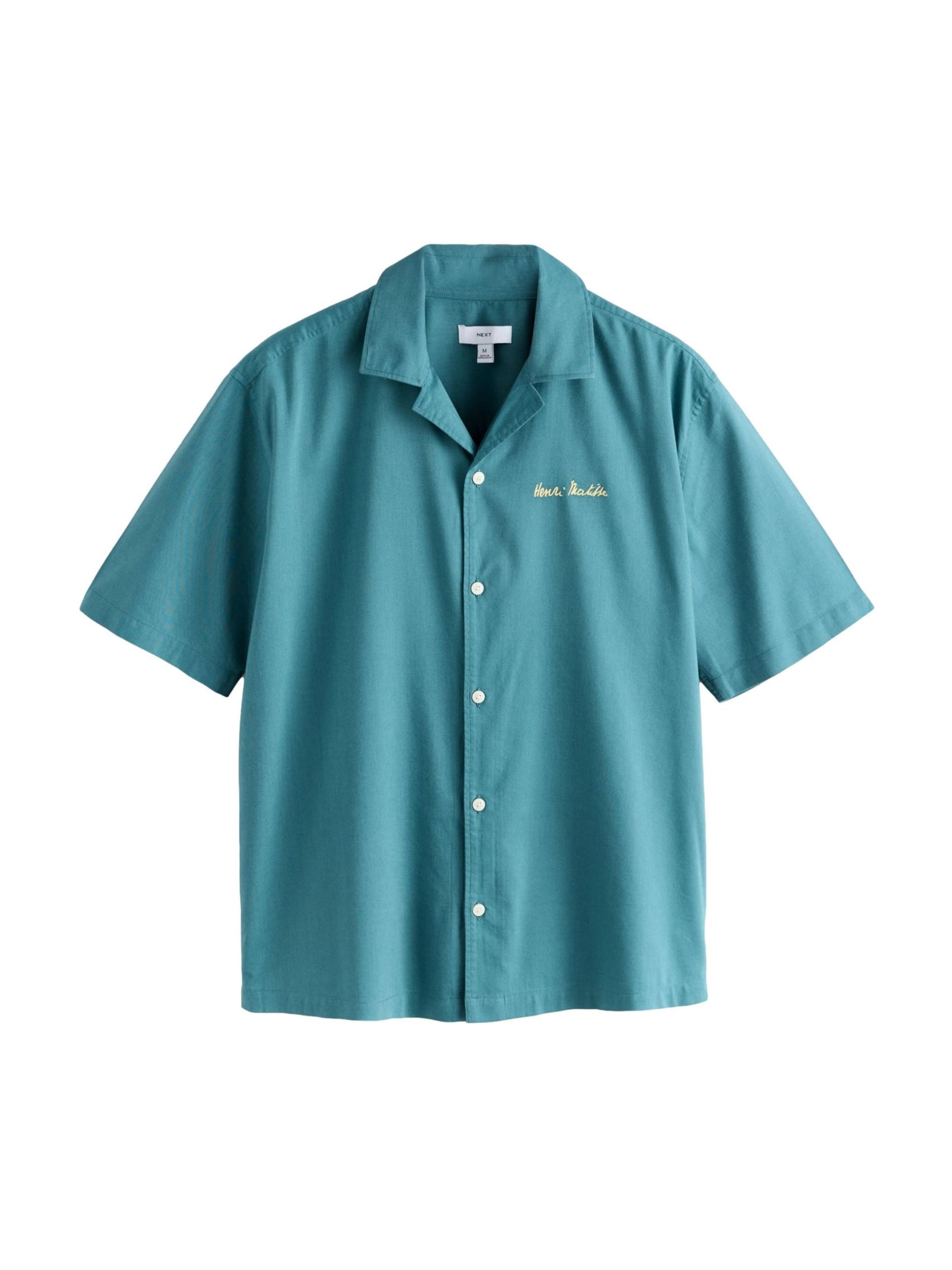 Next Camisa 'Matisse' en XS en azul cian / azul claro / amarillo / verde, Vista del producto