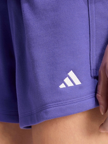 ADIDAS SPORTSWEAR Loosefit Sportbyxa 'Essentials' i lila