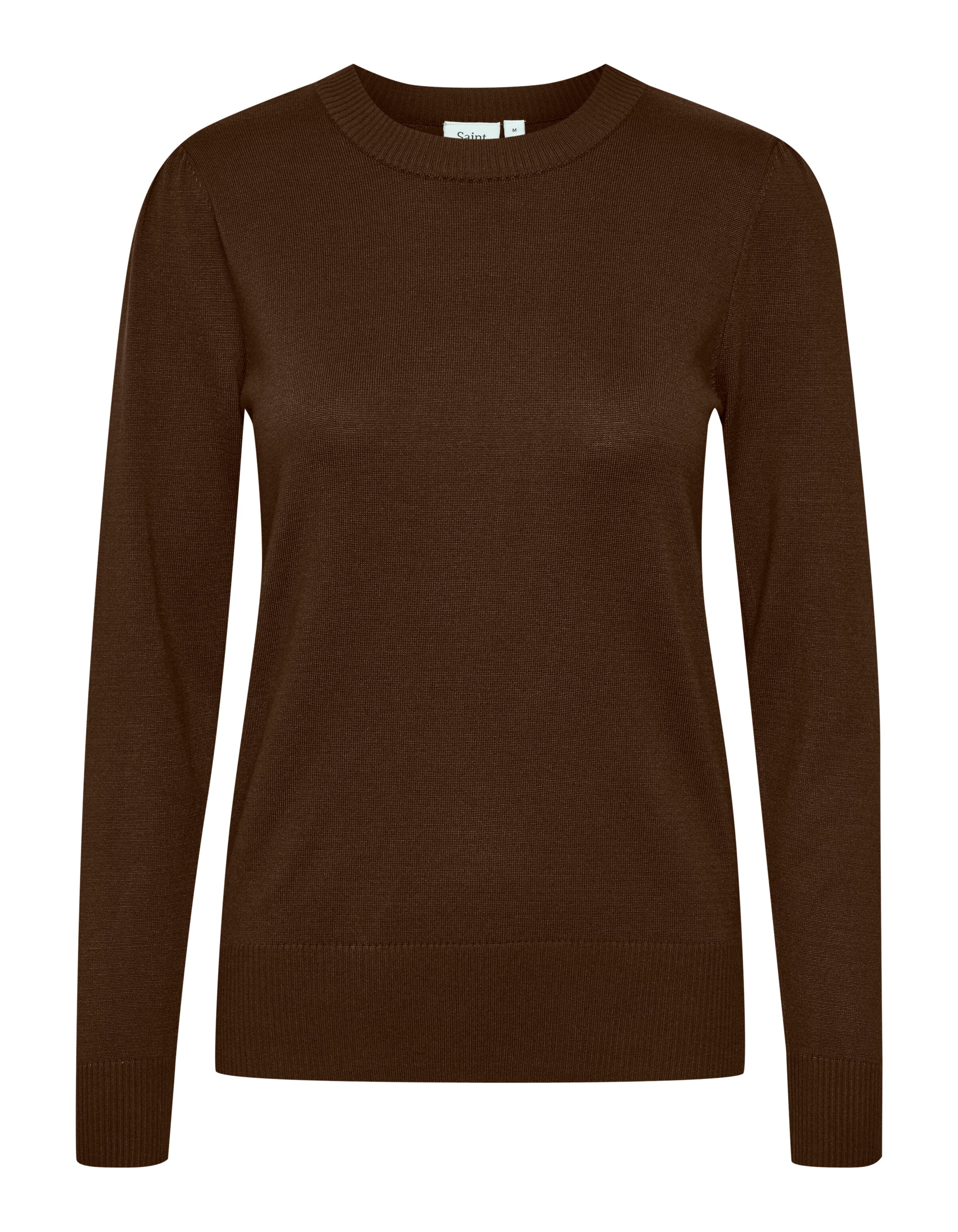 SAINT TROPEZ Pullover 'Mila' in Braun: Vorderseite