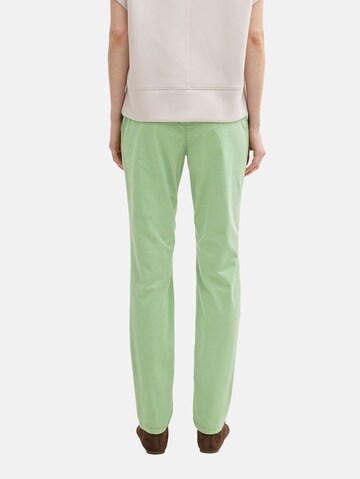 TOM TAILOR Slimfit Hose in Grün