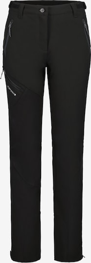 ICEPEAK Outdoor hlače 'Pinneberg' | črna / bela barva, Prikaz izdelka