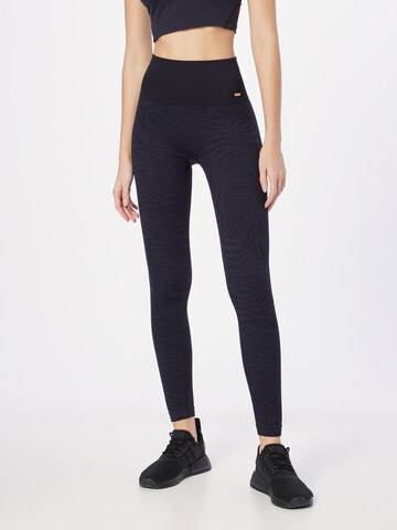 Athlecia Regular Sporthose 'Empower' in Schwarz: Vorderseite