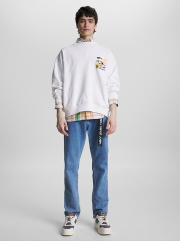 Tommy Jeans - Sweatshirt em branco