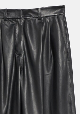 COMMA Loosefit Bandplooibroek in Zwart: voorkant