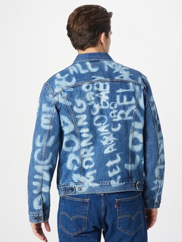 Geacă de primăvară-toamnă 'The Trucker Jacket' de la LEVI'S ® pe albastru