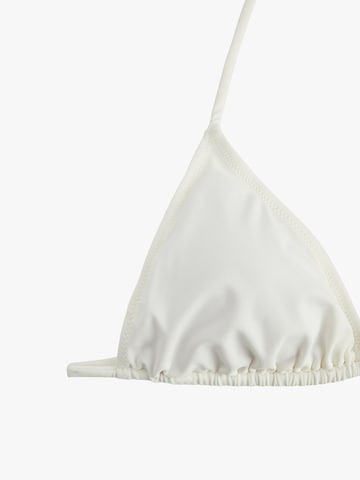 Koton Triangel Bikinitop in Beige