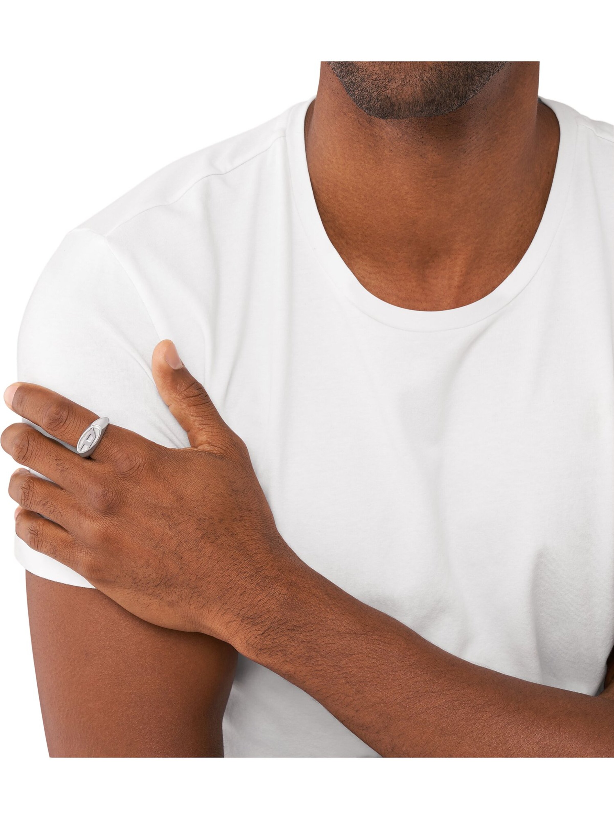 DIESEL Ring in Silver