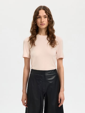 SELECTED - Camiseta en rosa: frente