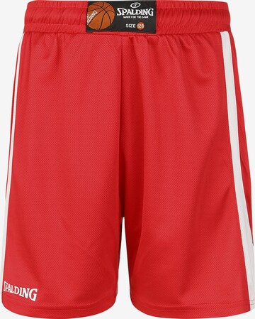 SPALDING Loose fit Workout Pants 'Jam ' in Red: front