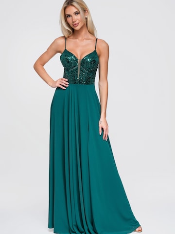 Ombre Avondjurk in Groen