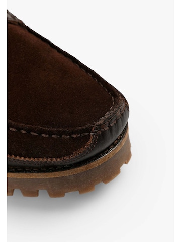 Scalpers Šněrovací boty – hnědá