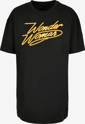 T-shirt 'DC Comics Wonder Woman 84 Neon' F4NT4STIC en noir : devant