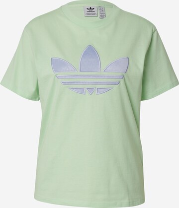 Tricou 'MONOGRAM' de la ADIDAS ORIGINALS pe verde: față