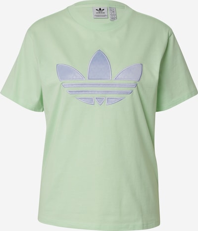 ADIDAS ORIGINALS Μπλουζάκι 'MONOGRAM' σε ανοικτό πράσινο / μπλε βιολετί, Άποψη προϊόντος