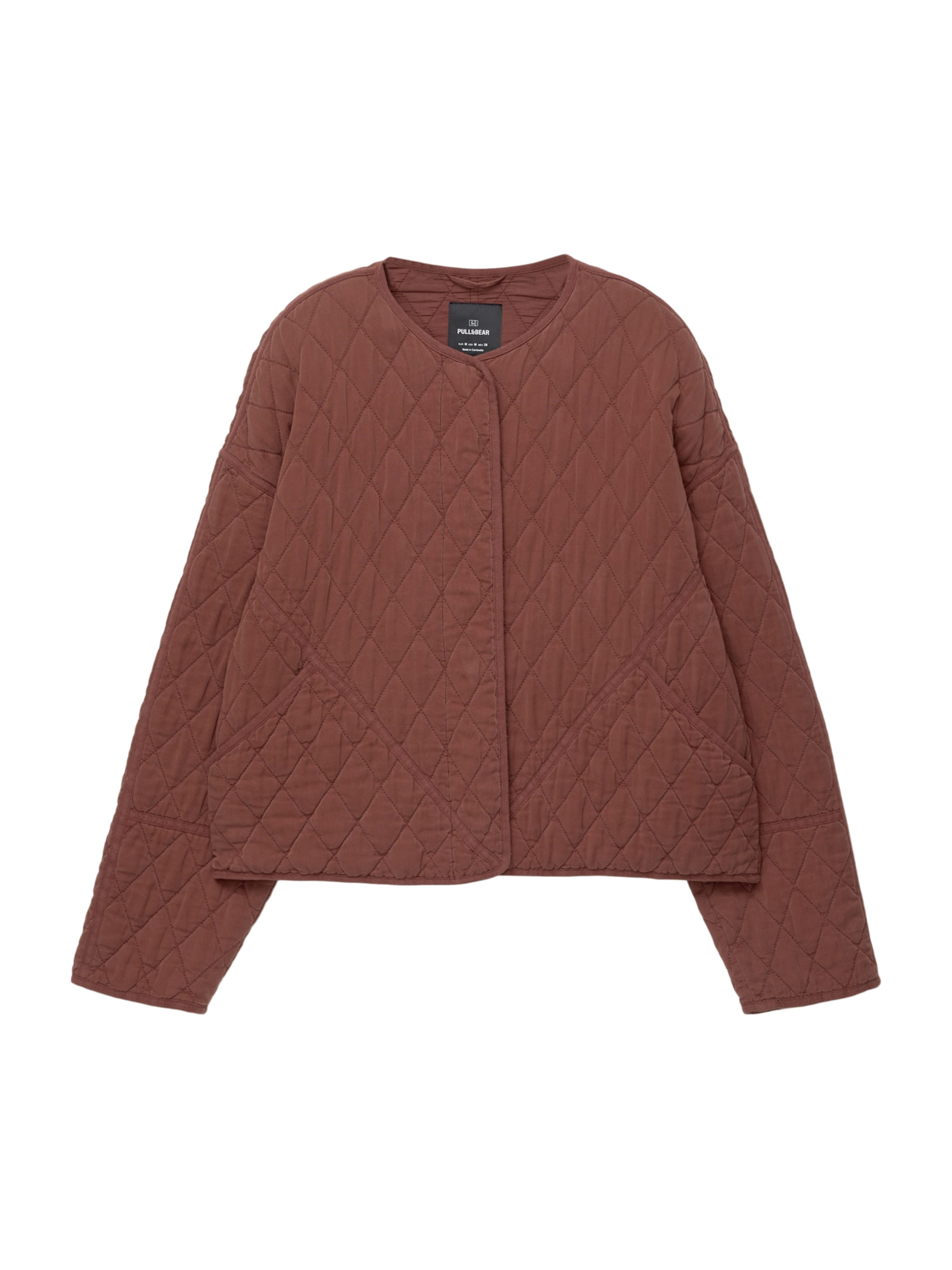 Pull&Bear Välikausitakki värissä punainen: etupuoli