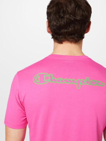 Maglietta di Champion Authentic Athletic Apparel in rosa
