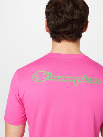 Champion Authentic Athletic Apparel T-Shirt in Pink