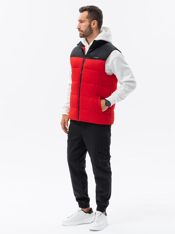 Ombre Vest 'V36' in Red