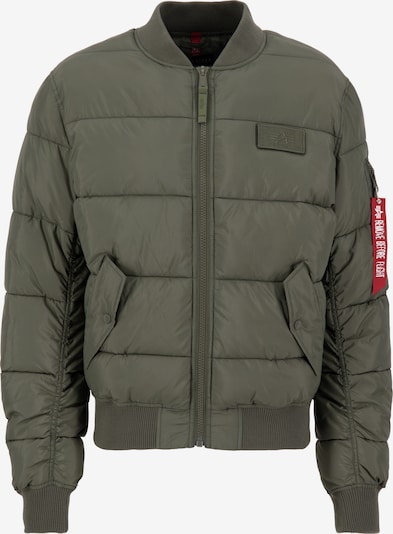 ALPHA INDUSTRIES Prehodna jakna | oliva / oranžna / rdeča / črna / bela barva, Prikaz izdelka