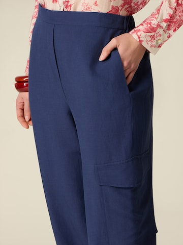 Loosefit Pantalon oltre en bleu