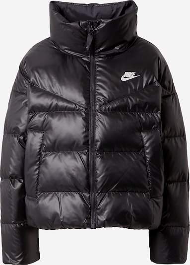 Nike Sportswear Vinterjacka i svart / vit, Produktvy