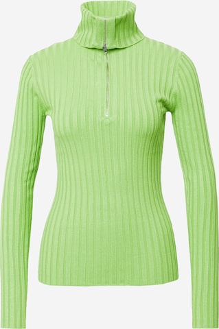 mbym Пуловер 'Nestan' в зелено: отпред