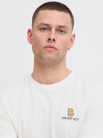 BLEND Shirt ' BHEMMERT print tee ' in Bruin