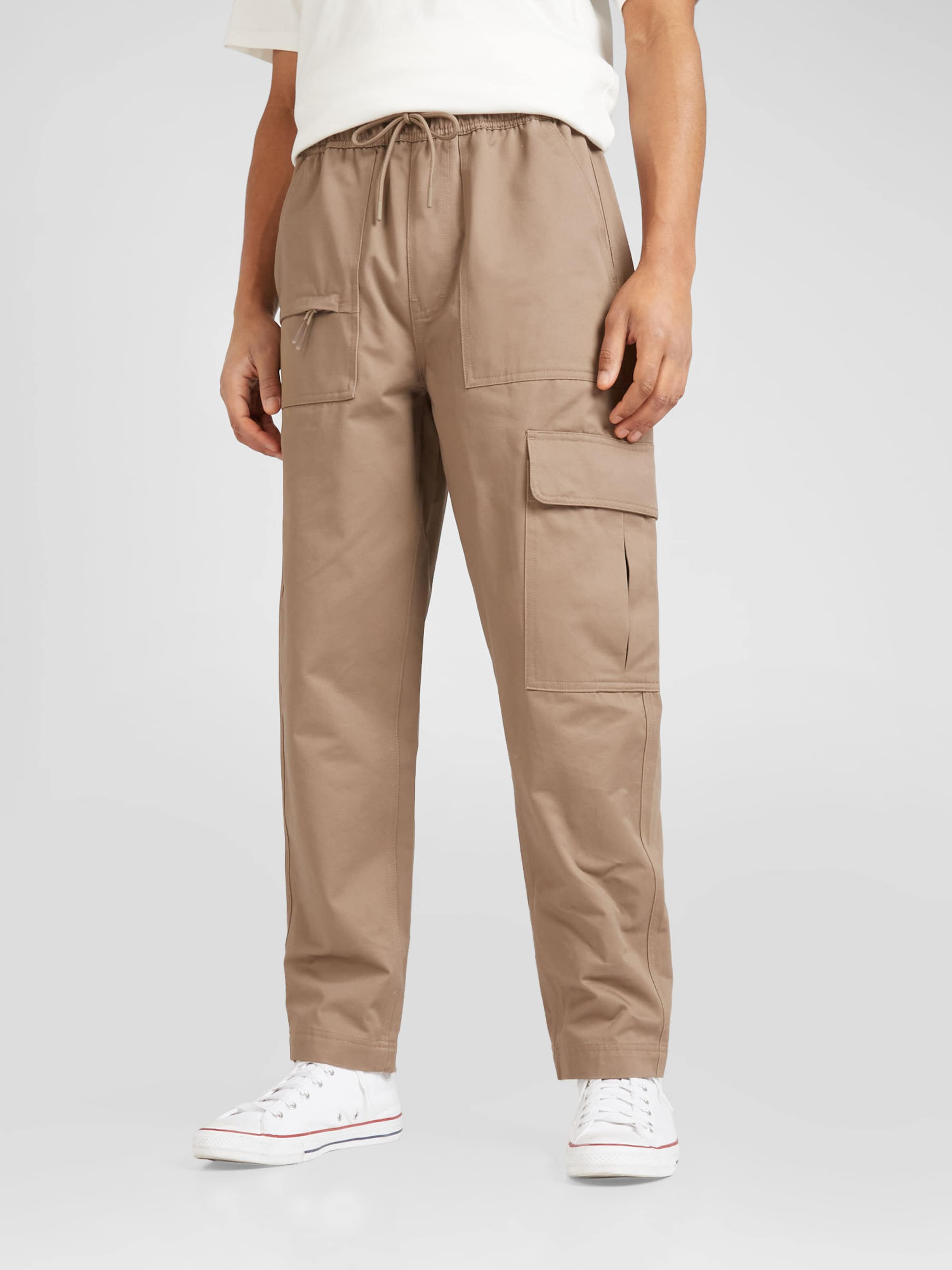 Loosefit Pantalon cargo CONVERSE en Moka ABOUT YOU