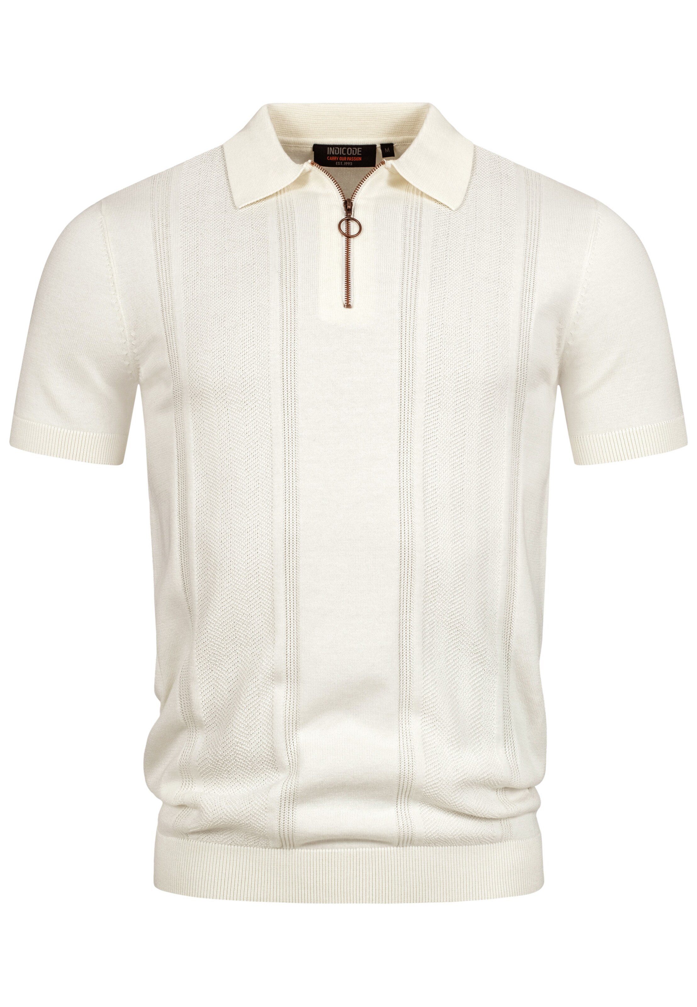 INDICODE JEANS Shirt ' Sago ' in Weiß: Vorderseite