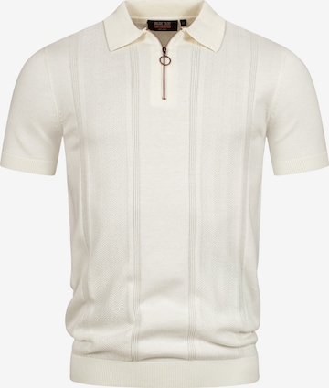 INDICODE JEANS Shirt ' Sago ' in Wit: voorkant