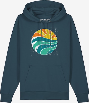 Sweat-shirt ' Summer Sun ' Watapparel en bleu : devant