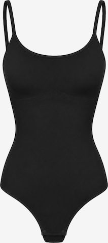 Body modelant 'Cami Sculpting Bodysuit with String' cfab en noir : devant