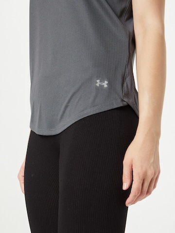 UNDER ARMOUR Functioneel shirt 'Speed Stride 2.0' in Grijs