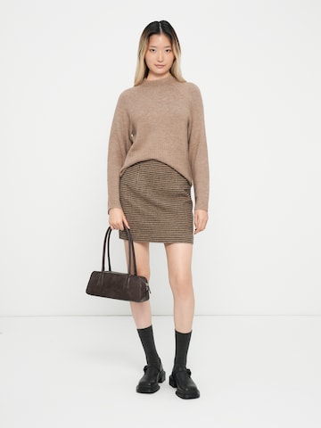 JDY Skirt 'JDYLAURA' in Brown
