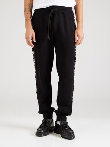 Versace Jeans Couture Tapered Hose in Schwarz: Vorderseite